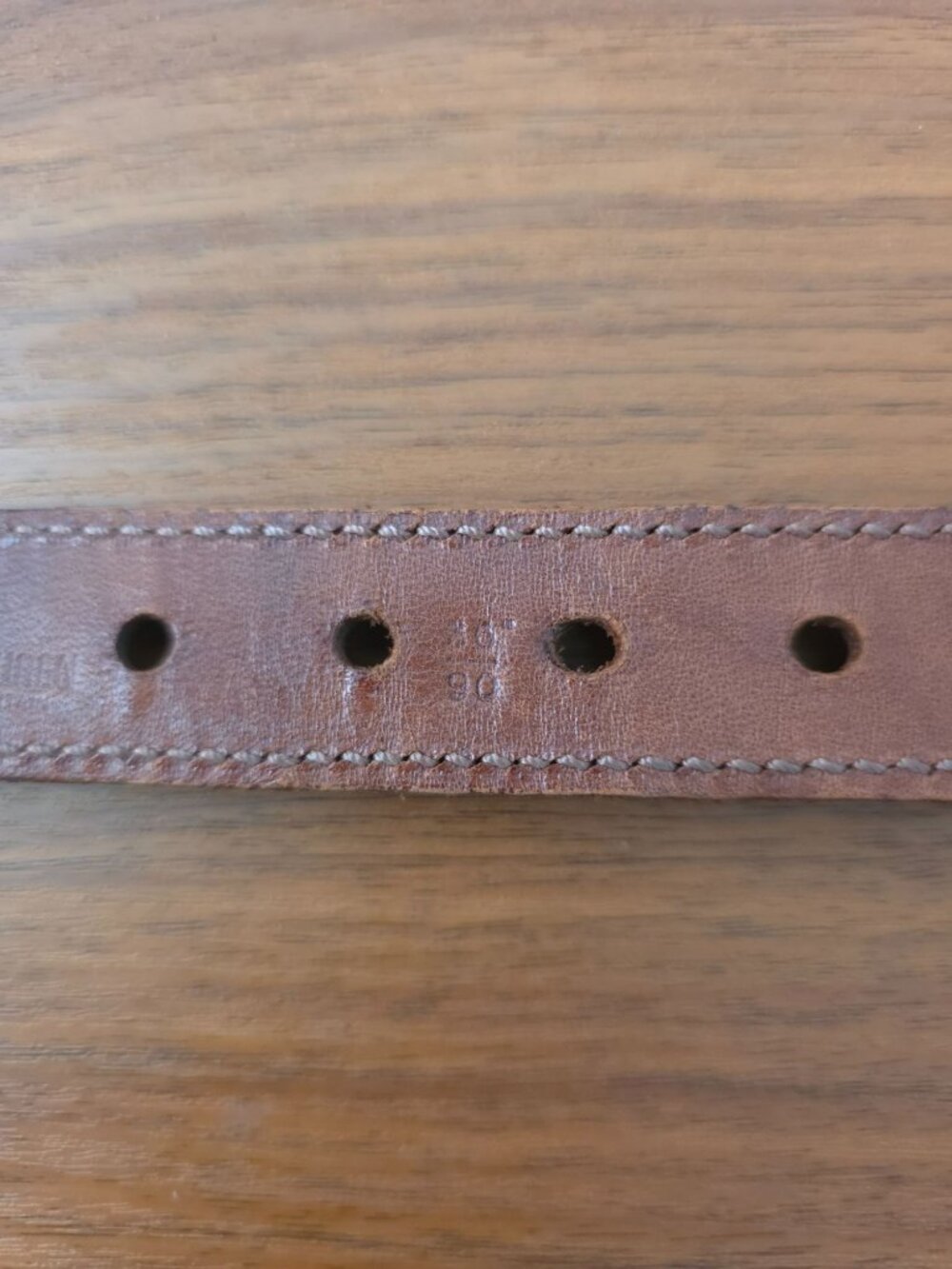 Vintage Sony Studios Wardrobe x Polo Ralph Lauren Braided Brown Leather Belt 36 - Picture 7 of 9